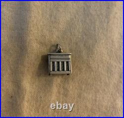 Rare Retired James Avery Sterling Silver Upright Piano Charm Uncut Loop