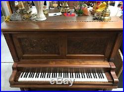 Rare Vintage Schimmel & Co. Style S Upright Piano