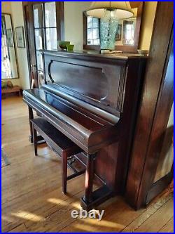 Rare, upright piano, vintage (early 20th century), Mason Hamlin