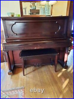 Rare, upright piano, vintage (early 20th century), Mason Hamlin