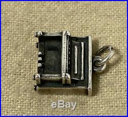 Retired/Very Rare James Avery Upright Piano Charm Sterling Silver