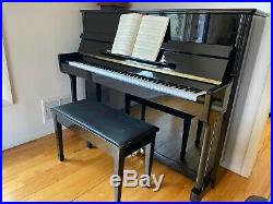 Ritmuller Upright Piano Black