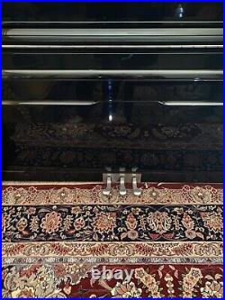 Ritmuller Upright Piano With Bench Black Case Model UP123R-1