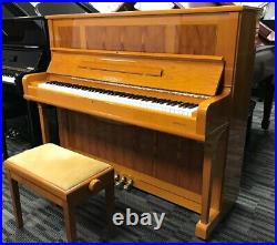 Ronisch 48 Upright Piano Picarzo Pianos Polished Cherry 2001 Model VIDEO