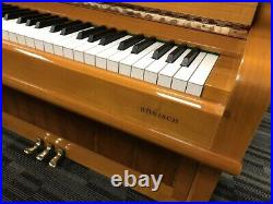 Ronisch 48 Upright Piano Picarzo Pianos Polished Cherry 2001 Model VIDEO