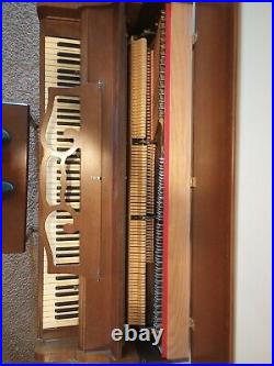 Rudolph Wurlitzer Satin Cherry 37 Upright Piano (88 keys, 2 Pedal) withBench