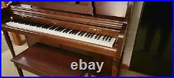 Rudolph Wurlitzer Upright Piano Serial# 16249 Model 2246 With Matching Bench