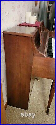 Rudolph Wurlitzer Upright Piano Serial# 16249 Model 2246 With Matching Bench