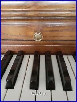 Rudolph Wurlitzer Walnut Spine Piano with Bench Excellent Made in Germany PICK-UP