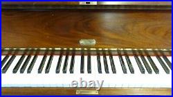 SEE VIDEO Broadwood Cottage Piano Reconditioned in Rosewood Case