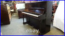 SEE VIDEO Broadwood Cottage Piano Reconditioned in Satin Mahogany Case