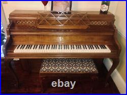 STEINWAY Console Upright piano, Beautiful Wood Finish, Full Rich Steinway Sound