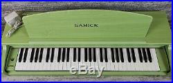Samick 61 Kids Keyboard Piano Green Student Childrens Keyboard Piano