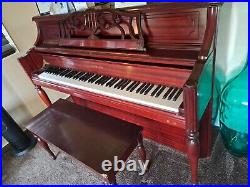 Samick Imperial German Scale Upright Piano. Good Condition