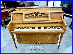 Samick SU-143 Upright Piano 43 1/2 Satin Walnut