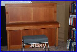 Sauter Cura upright piano, rare limited edition, S/N 043, Peter Maly Design