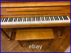 Sauter Resonance 122 upright piano stunning sound, 48 cherry wood, used