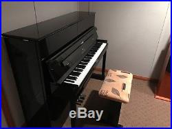 Sauter Vista 122 Upright Acoustic Piano in Polished Ebony World Class Quality