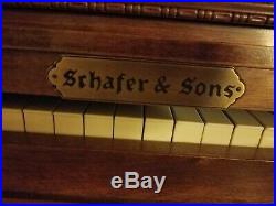 Schafer And Sons Upright Piano