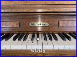 Schafer & Sons Upright Piano