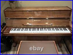 Schafer & Sons Upright Piano. PERFECT Condition, piano bench included