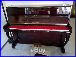 Schafer & Sons Upright Piano Polished Mahogany Finish San Francisco Bay Area