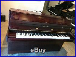Schafer & Sons VS-40 Console Upright Piano 40 Polished Mahogany