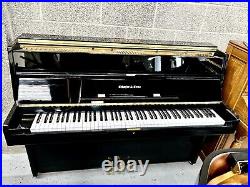 Schafer & Sons VS-42 Upright Piano 42 Polished Ebony