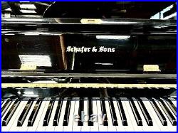 Schafer & Sons VS-42 Upright Piano 42 Polished Ebony