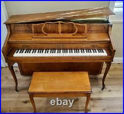 Schafer & Sons upright piano model 105