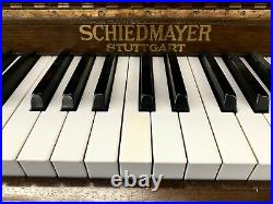 Schiedmayer Upright Piano Satin Walnut