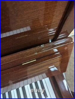 Schimmel 118T Upright Piano in Polished Walnut