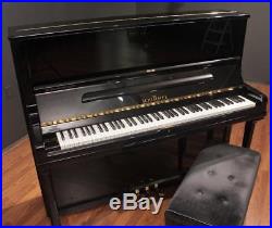 Schimmel C130 51'' Player Upright Piano Polished Ebony PianoDisc/QRS