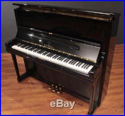 Schimmel C130 51'' Player Upright Piano Polished Ebony PianoDisc/QRS