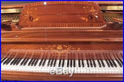 Schimmel Decorator Upright Console Piano 44'' Mahogany 112LS