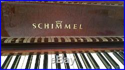 Schimmel Mahogony upright piano