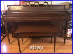Schmoller and Mueller Upright Piano 88 Key With Bench