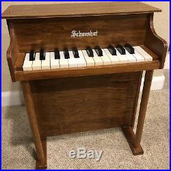 Schoenhut Childs Piano Vintage 30 Key Wood Upright Made In USA
