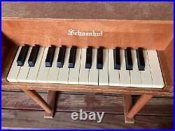 Schoenhut Piano Childs Wood Upright 25 Keys Vintage