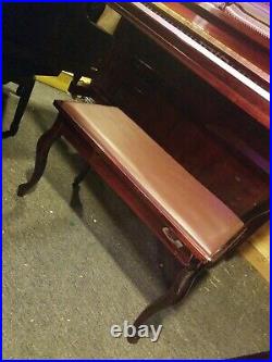 Schumann Piano. Free Delivery/pro Tuned/curve Legs 46 Cherrywood Pretty Schumann Piano. Free Delivery/pro Tuned/curve Legs 46 Cherrywood Pretty