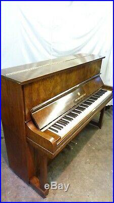 See Video Broadwood Overstrung Walnut Piano (1932) Including Local Delivery