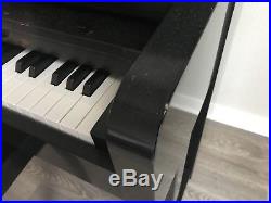 Signed Charles Walter 45 Studio Piano Withbench SN531961 Mdl1500 EbonySatinFinsh