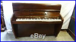 Small Art Deco Challen Overstrung Piano Mahogany Case Inc. Local Delivery