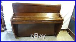 Small Art Deco Challen Overstrung Piano Mahogany Case Inc. Local Delivery