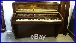 Small Art Deco Challen Overstrung Piano Mahogany Case Inc. Local Delivery