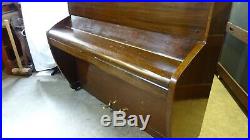 Small Art Deco Challen Overstrung Piano Mahogany Case Inc. Local Delivery
