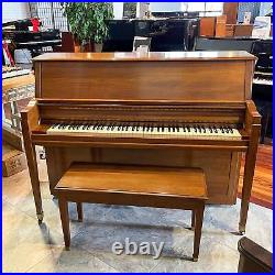 Sohmer & Co. Model 45SK 45 Satin Walnut Console Piano c1968 #166904