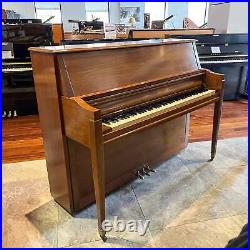 Sohmer & Co. Model 45SK 45 Satin Walnut Console Piano c1968 #166904