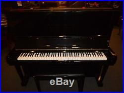 Sojin Upright Piano. Polished Ebony. Full, Bright Tone