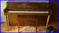 Spinet piano, good condition, FREE EASY TO MOVE. With bench